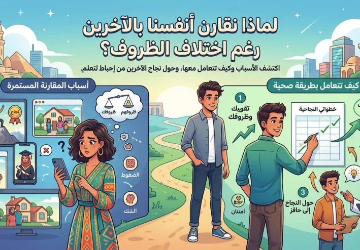 لماذا نقارن أنفسنا بالآخرين؟ وكيف تتوقف عن مقارنة حياتك بحياة غيرك؟