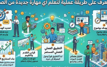 كيف تتعلم أي مهارة جديدة من الصفر؟ طريقة عملية للتعلم الذاتي