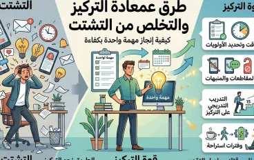 قوة التركيز: كيف تستعيد قدرتك على إنجاز مهمة واحدة دون تشتت؟