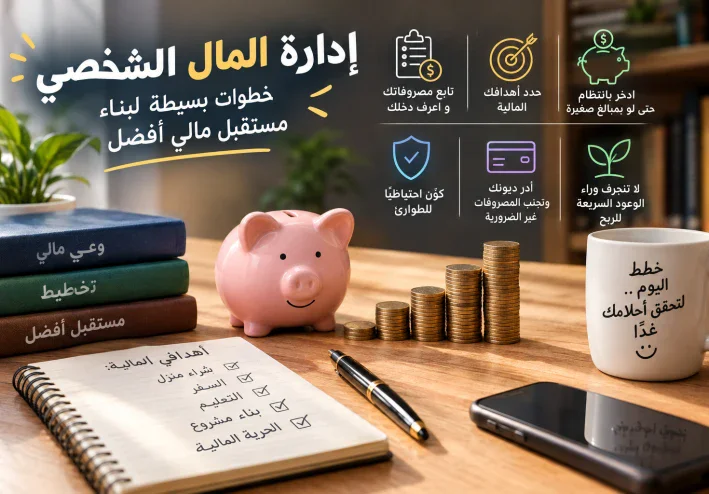 إدارة المال الشخصي: خطوات بسيطة لبناء مستقبل مالي أفضل