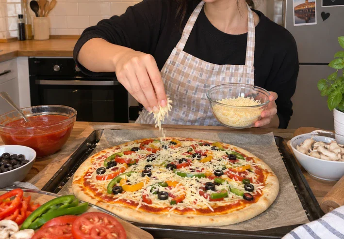 How to Make Homemade Pizza 🍕