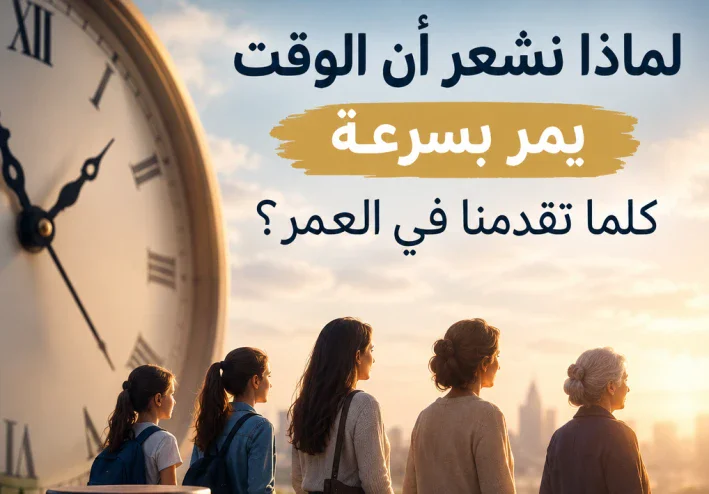 لماذا يبدو الزمن أسرع مع التقدم في العمر؟ أسرار إدراكنا لمرور الوقت.
