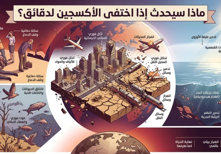 ماذا سيحدث إذا اختفى الأكسجين لدقائق؟ 7 أشياء قد تحدث للأرض والإنسان