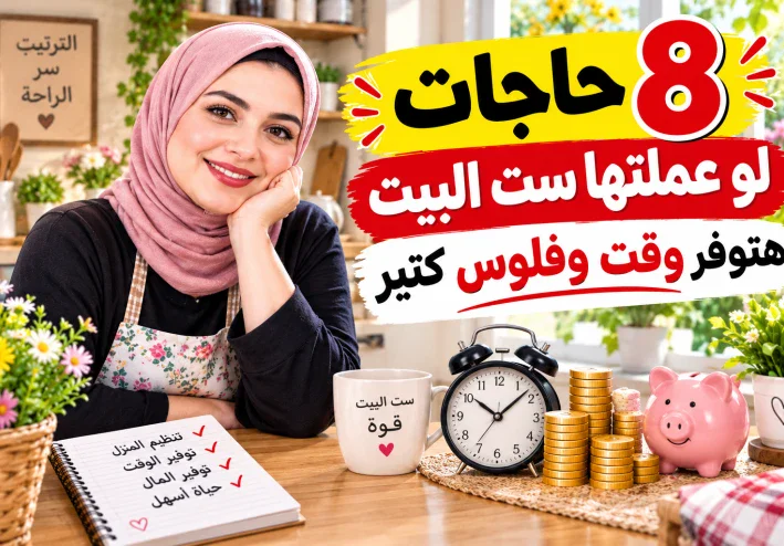8 حاجات لو عملتها ست البيت هتوفر وقت وفلوس كتير