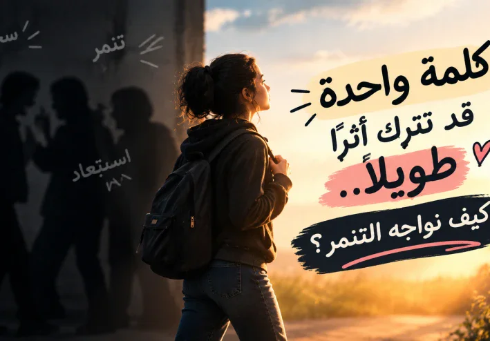 كلمة واحدة قد تترك أثرًا طويلًا.. كيف نواجه التنمر؟