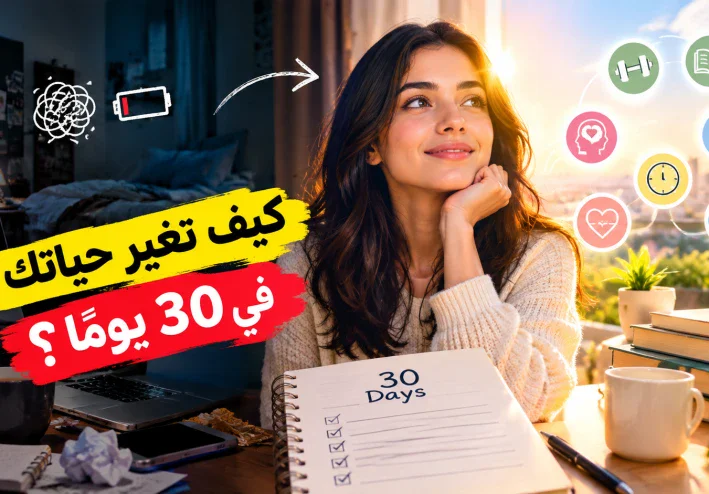 كيف تغير حياتك في 30 يومًا؟ خطة يومية بسيطة لبداية جديدة