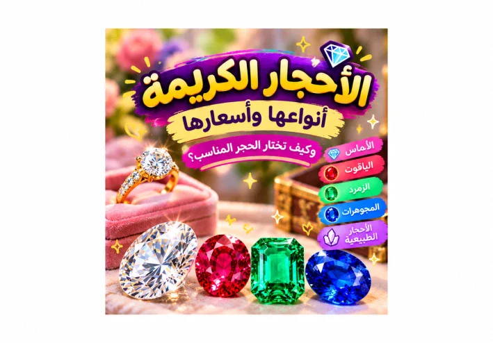 الأحجار الكريمة: أنواعها وكيفية اختيار الحجر المناسب