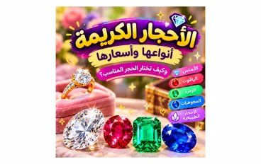 الأحجار الكريمة: أنواعها وكيفية اختيار الحجر المناسب