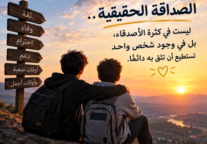 الصداقة الحقيقية.. كنز لا يُقدَّر بثمن ❤️