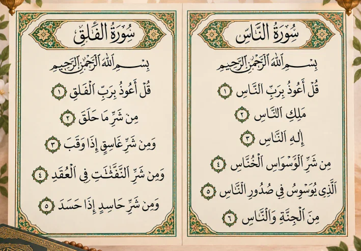 سبب نزول سورة الفلق والناس والمسد وتفسرهما
