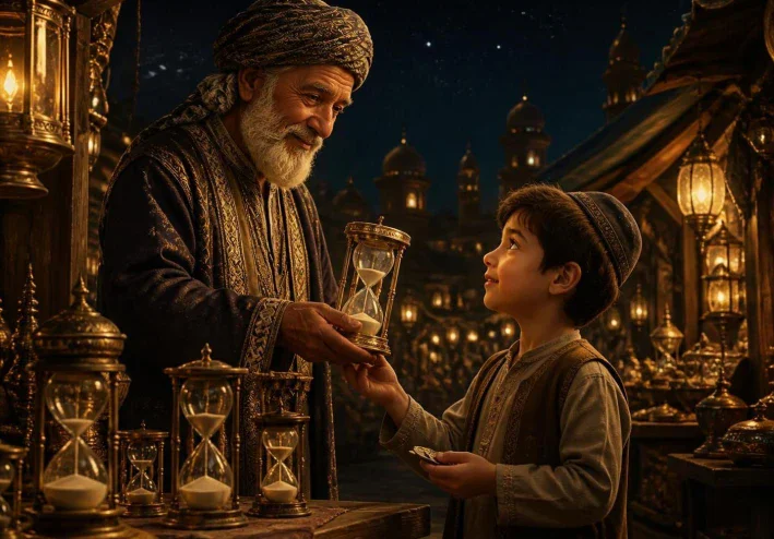 الولد اللي اشترى دقيقة من بائع غريب..