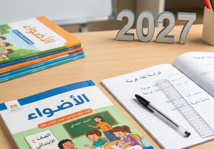 تحميل كتاب الأضواء الصف الرابع الابتدائي لغة عربية ترم أول 2027