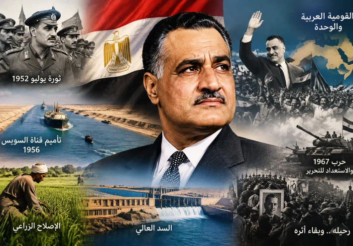 جمال عبد الناصر.. قائد ترك بصمة في تاريخ مصر