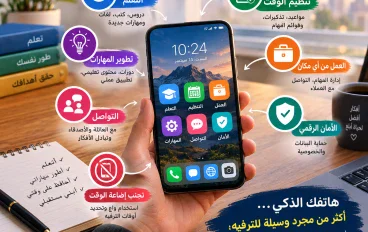 الهاتف الذكي: كيف تحوّله من وسيلة للترفيه إلى أداة لتطوير حياتك؟