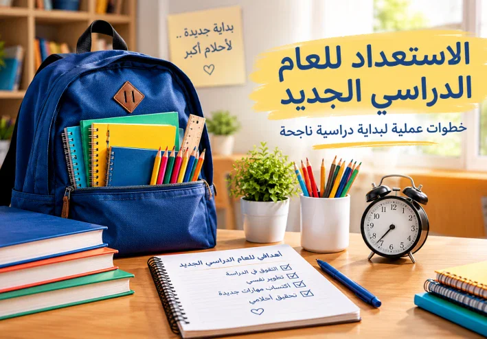 الاستعداد للعام الدراسي الجديد: خطوات عملية لبداية دراسية ناجحة