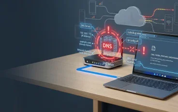 متصل بالإنترنت لكن المواقع لا تفتح؟ 10 حلول عملية لمشكلة DNS في Windows