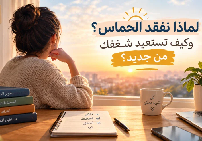 لماذا نفقد الحماس؟ وكيف تستعيد شغفك من جديد؟