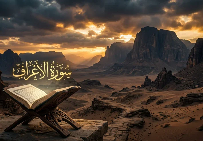 سورة الأعراف.. دروس عظيمة عن الإيمان والابتلاء ومصير الإنسان.