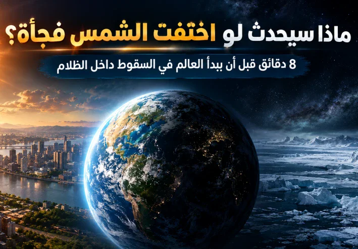 ماذا سيحدث لو اختفت الشمس فجأة؟