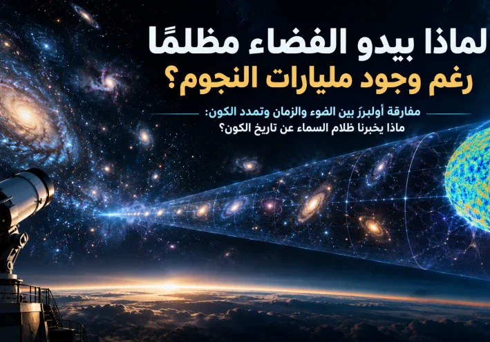 لماذا يبدو الفضاء مظلمًا رغم وجود مليارات النجوم؟