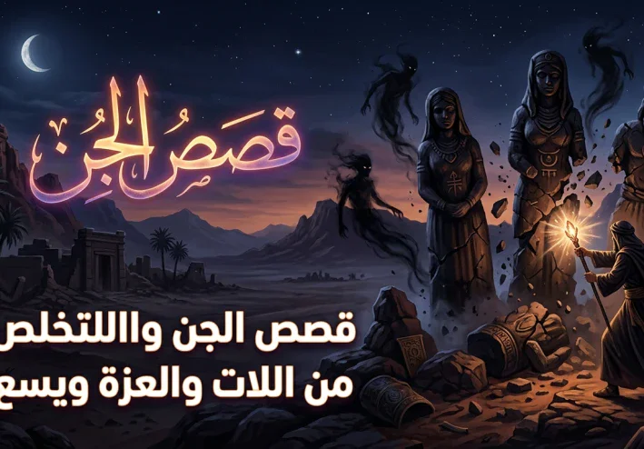 ما لا تعرفه عن قصص الجن  ايام الصحابه ، قصه التخلص من اصنام قريش و كيف خرج الجن منها