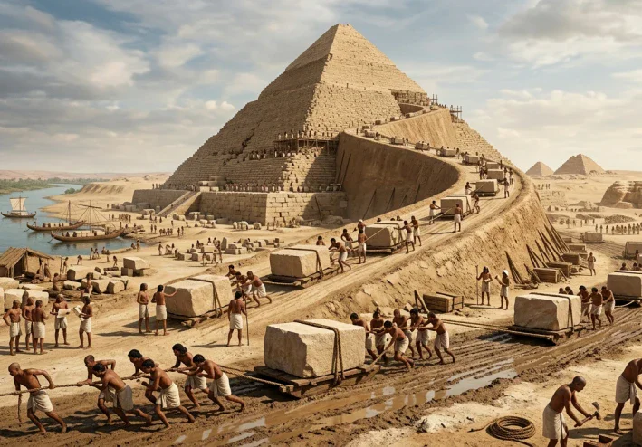 قصة بناء الأهرامات كيف استطاع المصريون القدماء بناء هذه العجائب؟