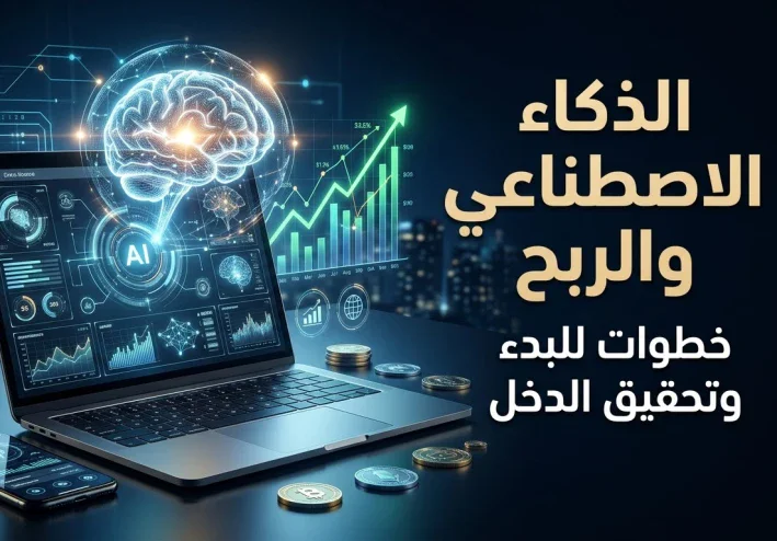 الذكاء الاصطناعي وكيف يغيّر طريقة العمل والربح  أصبح الذكاء الاصطناعي من أهم التقنيات التي تؤثر في حياتنا وطريقة عملنا.