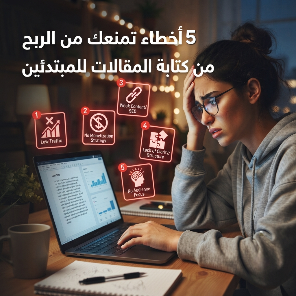 صورة مقال 5 أخطاء تمنعك من الربح من كتابه المقالات 