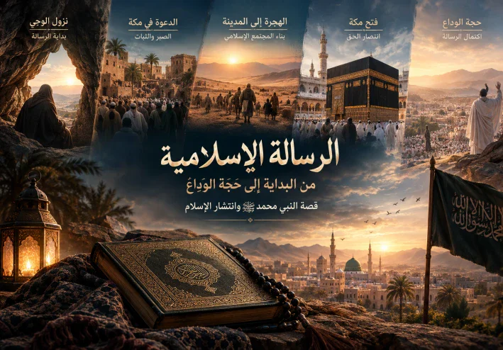 الرسالة الإسلامية من البداية إلى حجة الوداع.. قصة النبي محمد ﷺ وانتشار الإسلام
