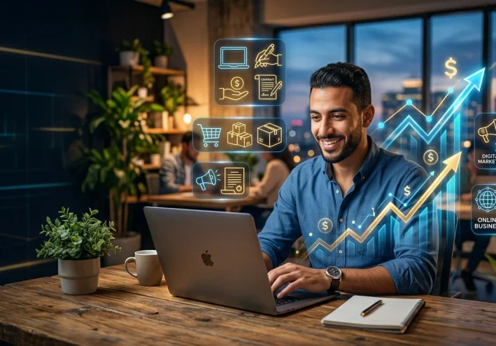 الربح من الإنترنت: دليلك العملي لبناء دخل حقيقي من العالم الرقمي
