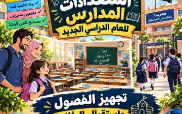 🏫 استعدادات المدارس للعام الدراسي الجديد 2026-2027.. تجهيز الفصول واستقبال الطلاب قبل الدراسة