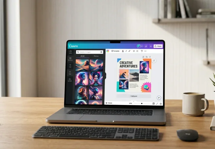 Canva AI في 2026: كيف تستخدم الذكاء الاصطناعي لإنشاء تصميمات وصور بسرعة؟