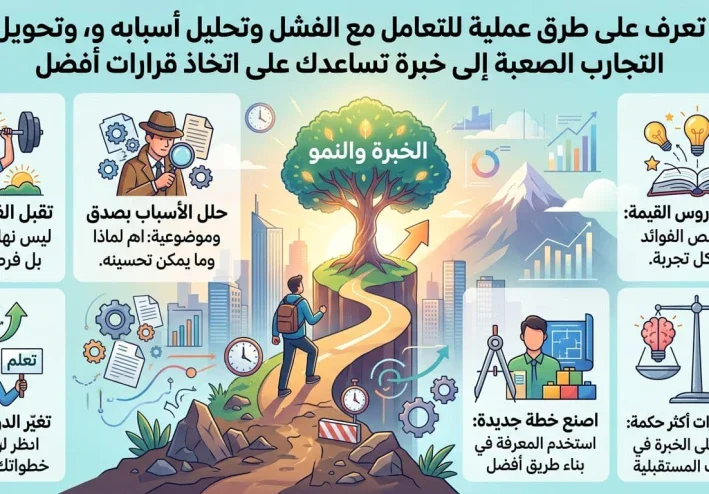 كيف تتعامل مع الفشل وتحوله إلى خطوة للنجاح؟