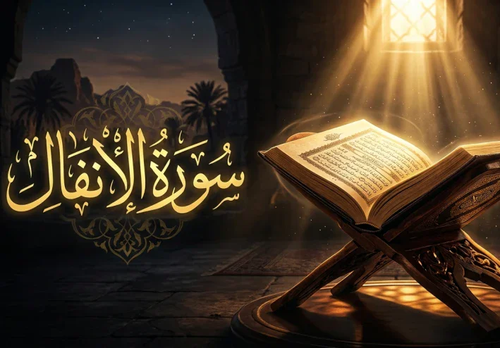 القرآن الكريم سورة الأنفال: دروس النصر والثبات والطاعة.
