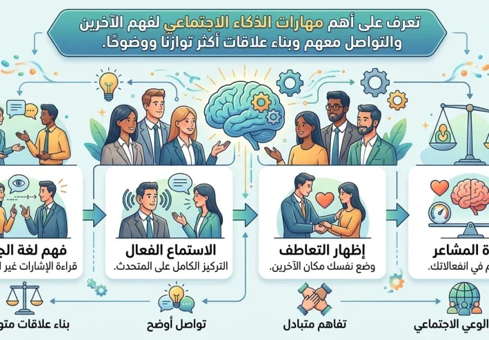 الذكاء الاجتماعي: كيف تفهم الآخرين وتحسن علاقاتك؟