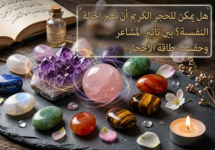هل يمكن للحجر الكريم أن يغير الحالة النفسية؟ بين تأثير المشاعر وحقيقة «طاقة الأحجار»