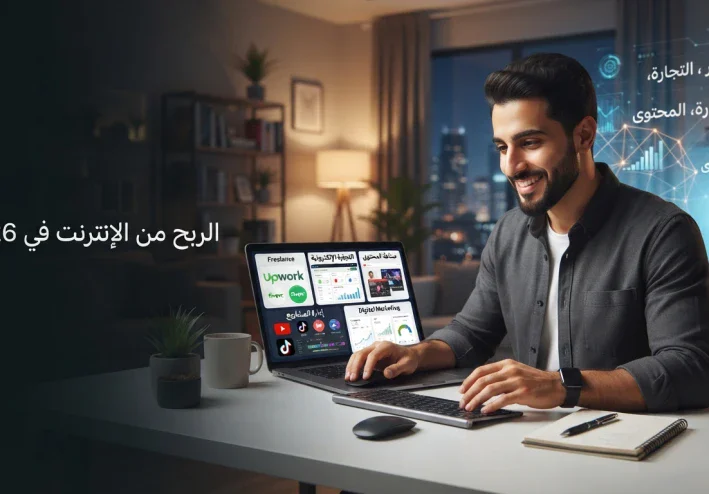 الربح من الإنترنت: أفضل الطرق الحقيقية لبدء دخل إضافي من المنزل في 2026