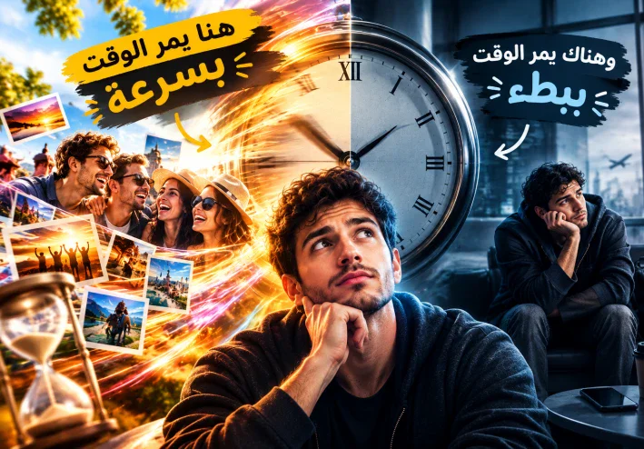 لماذا نشعر عادةً أن الوقت يمر بسرعة