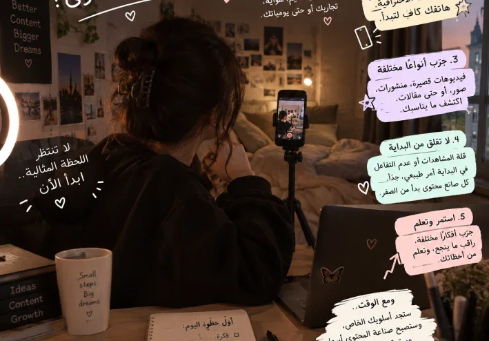 كيف تبدا صناعة المحتوى