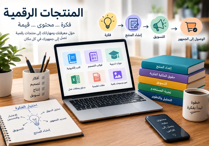 المنتجات الرقمية: ما هي وكيف تبدأ في إنشائها وتسويقها؟