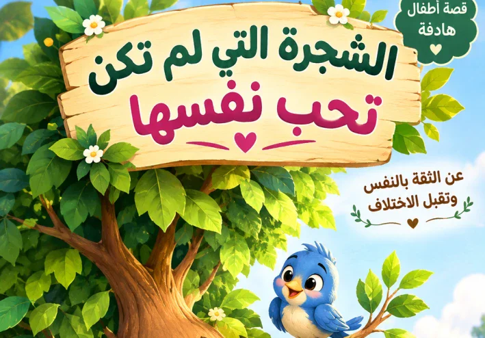 الشجرة التي لم تكن تحب نفسها 🌳