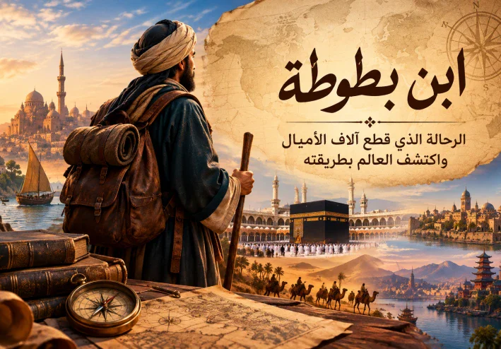ابن بطوطة.. الرحالة الذي قطع آلاف الأميال واكتشف العالم بطريقته