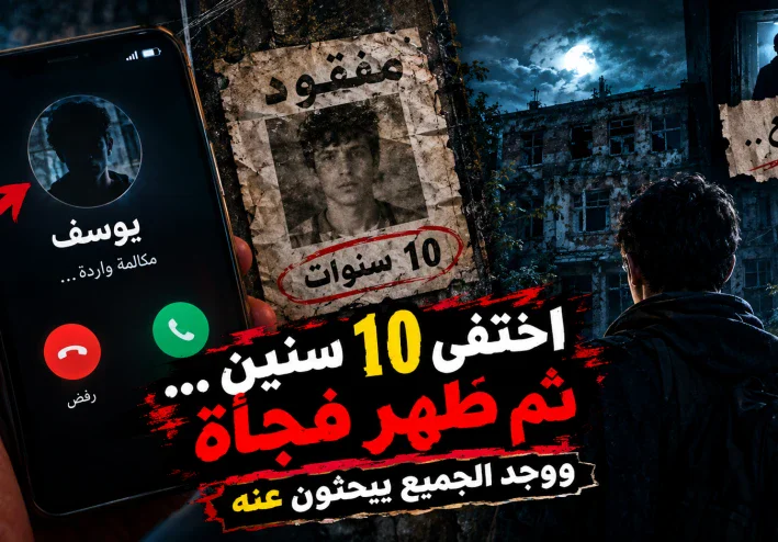 اختفى 10 سنين… ثم ظهر فجأة ووجد الجميع يبحثون عنه 😱  في الساعة الثالثة فجرًا، رن هاتف «آدم» بعد سنوات طويلة من الصمت.