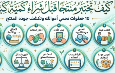 كيف تختبر منتجًا قبل شراء كمية كبيرة؟ 10 خطوات تحمي أموالك وتكشف جودة المنتج