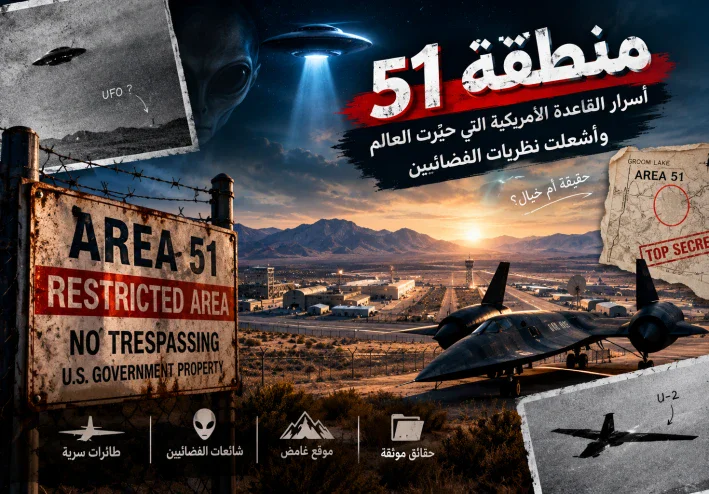 منطقة 51.. أسرار القاعدة الأمريكية التي حيّرت العالم وأشعلت نظريات الفضائيين