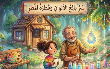 سر بائع الألوان وقطرة المطر 