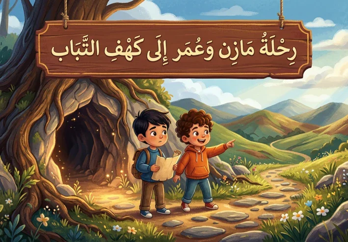 رحلة مازن وعمر إلى كهف التباب