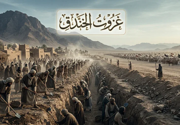 غزوة الخندق: كيف واجه المسلمون تحالف الأحزاب حول المدينة المنورة؟