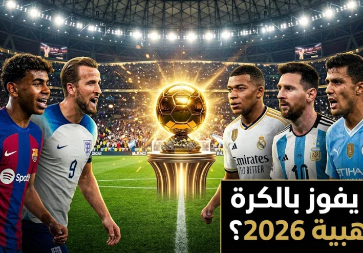 🏆 الكرة الذهبية 2026: صراع ناري بين يامال وكين ومبابي وميسي.. فمن يستحق عرش العالم؟