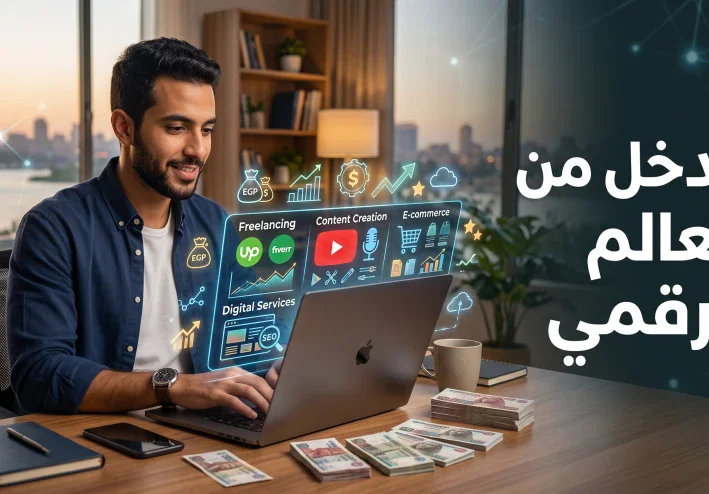 الدخل من العالم الرقمي: كيف تحوّل مهاراتك إلى فرصة حقيقية لكسب المال؟